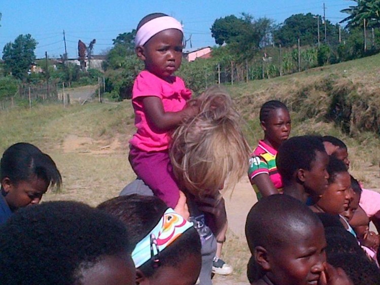 So this is at Saturday Kids club, with my cutest ever friend...who knows she's so cute she can get away with anything. 